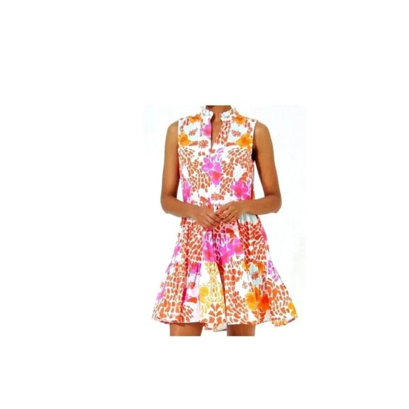 Oliphant Yoke Dress- Antigua Orange*WORN ONCE*